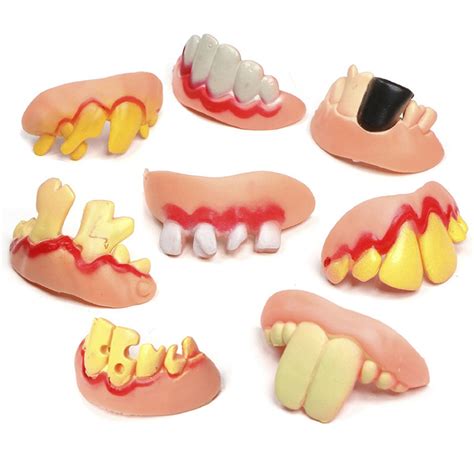 fake teeth bags|ugly teeth toys bulk.